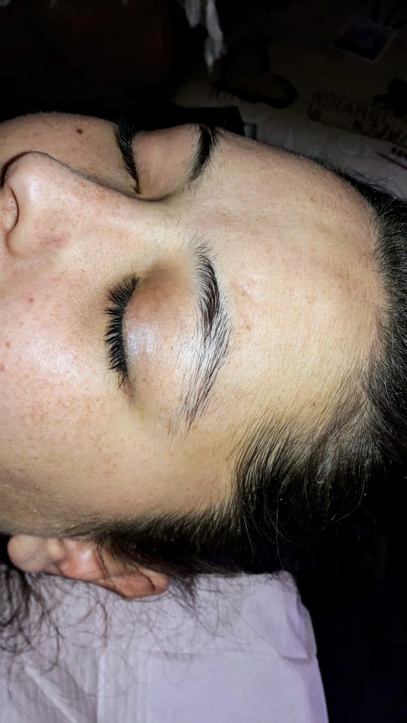 Before microblading
