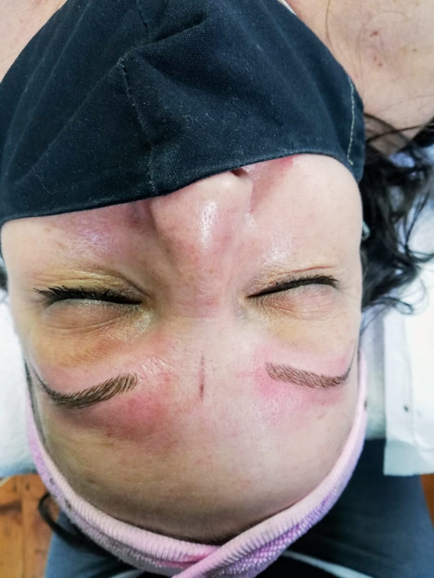 Completed microblading by Rochelle